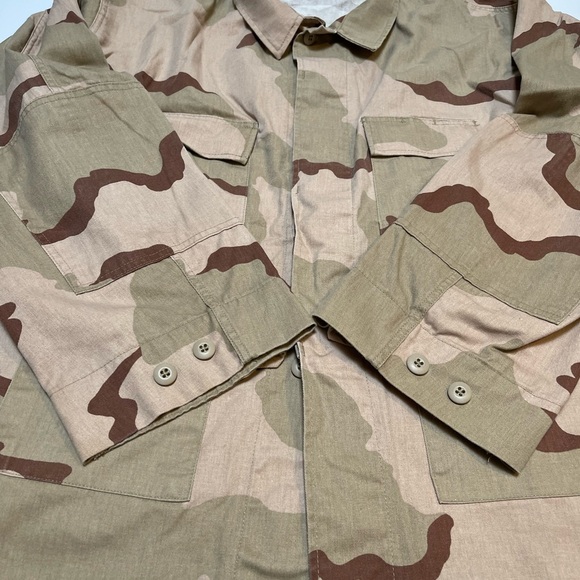 Mens TRU-SPEC Cotton Ripstop BDU Coat 2XL Tactical  Camo Uniform Shirt - Picture 5 of 13